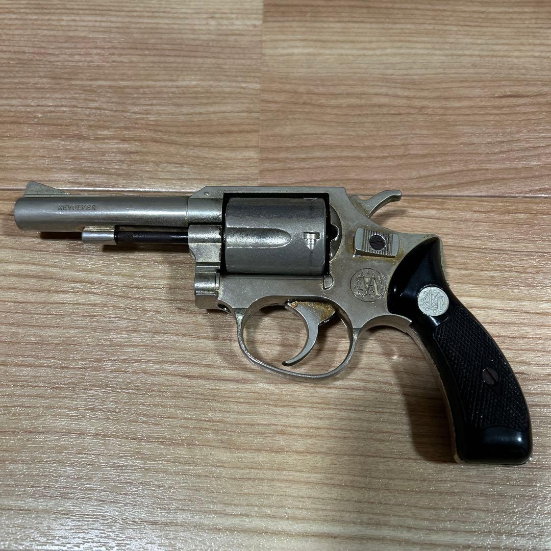 ロ*ー様 超希少WAリボルバー シルバー金属SMG モデルガン ロ*ー様 超希少WAリボルバー シルバー金属SMG モデルガン
