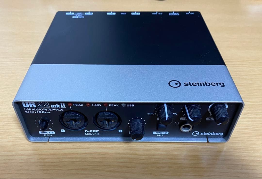 【注意点必読】UR22 mk2 USBオーディオインターフェイス 中古品☆14,800円→5,980円】Steinberg/USBオーディオインターフェイス