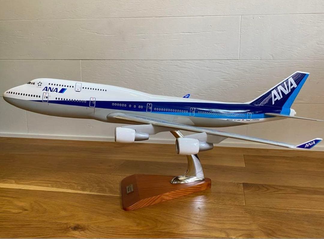 【新品◦未展示】ANA 747 1/100 スタンド付き パックミン 新品◦未展示】ANA 747 1/100 スタンド付き パックミン - メルカリ