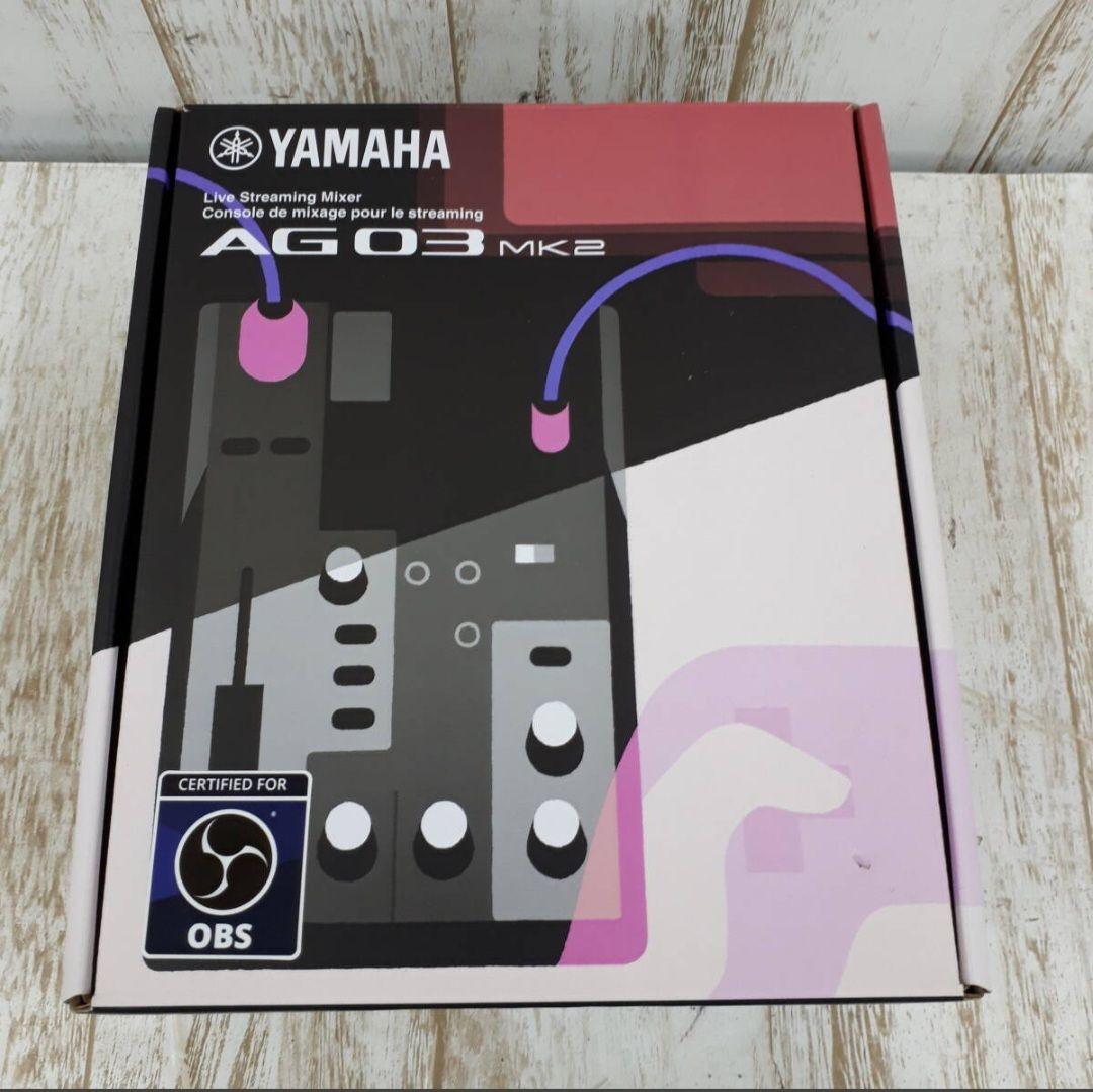 希少品 YAMAHA AG03 MK2 ブラック オーディオインターフェイス YAMAHA AG03 MK2 | オーディオインターフェイスレビュー Vol.07