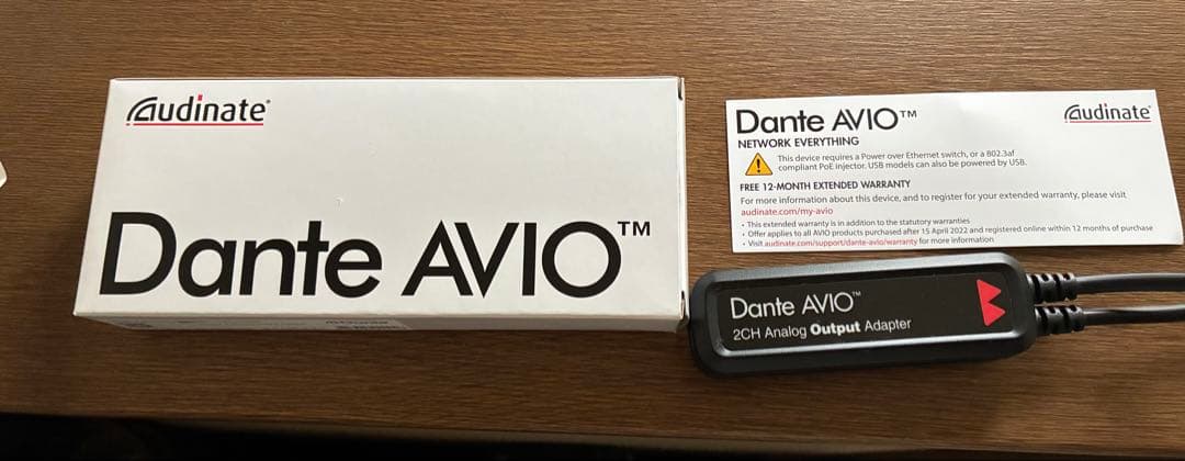 AUDINATE ADP-DAO-AU-0X2　DANTEアダプター ADP-DAO-AU-0X1 - Factory Sound