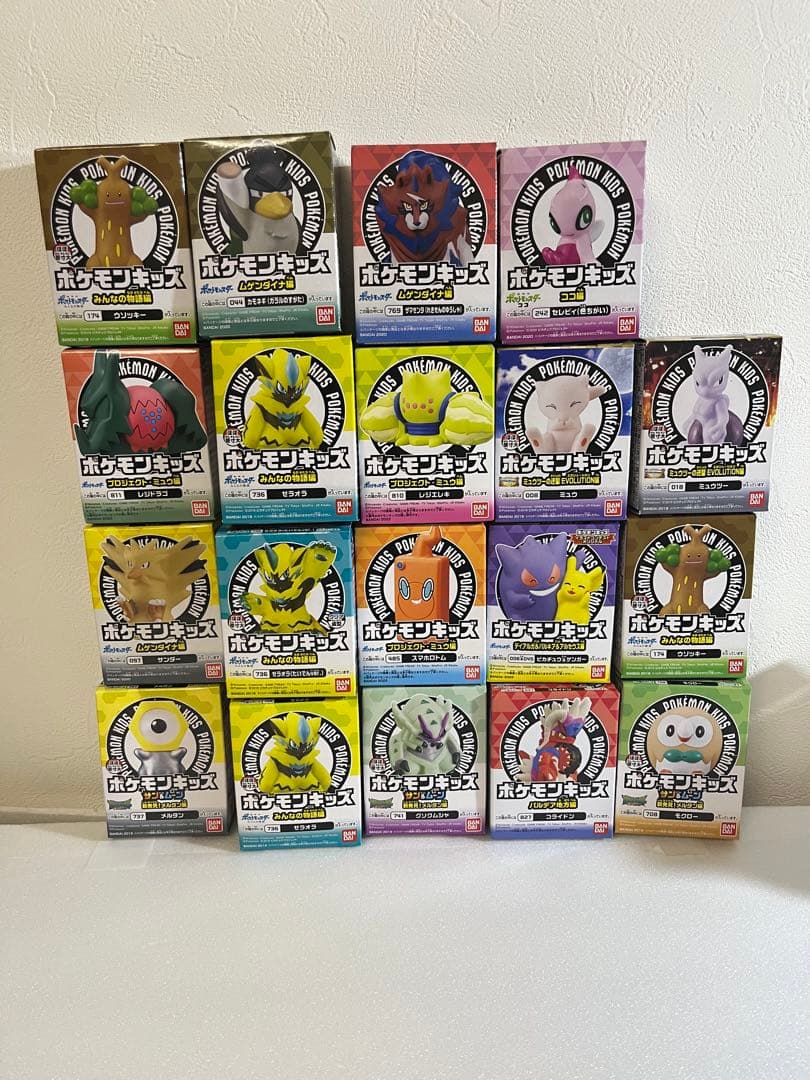 ポケモンキッズフィギュア 19種セット ポケモンキッズ 思い出のポケモンGET！編｜発売日：2023年2月27日