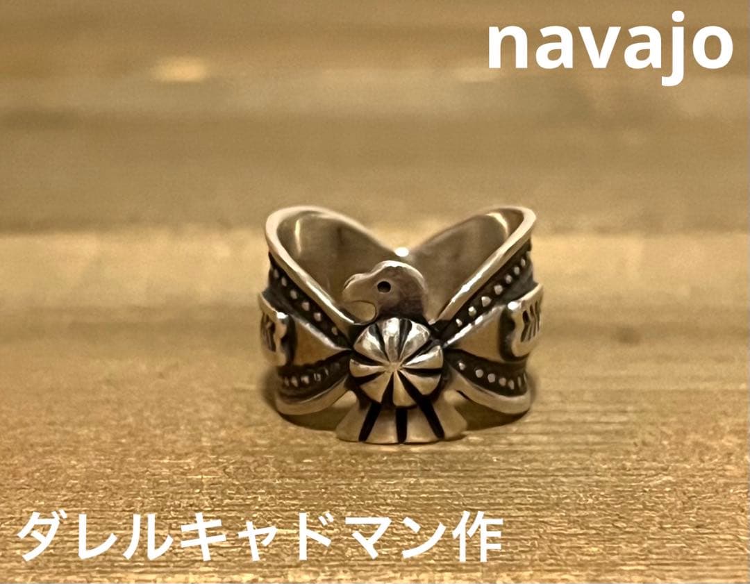 ダレルキャドマン サンダーバードリング インディアンジュエリーnavajo