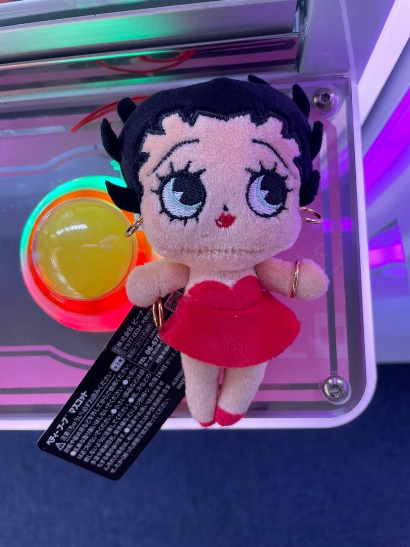 ベティ ブープ マスコット betty boop ラウンドワン限定 ぬいぐるみ