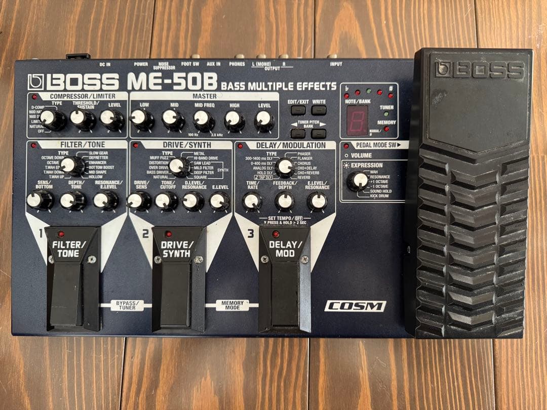 BOSS ME-50B ベースマルチエフェクター BOSS ME-50B <ボス>｜平野楽器 ロッキン オンラインストア