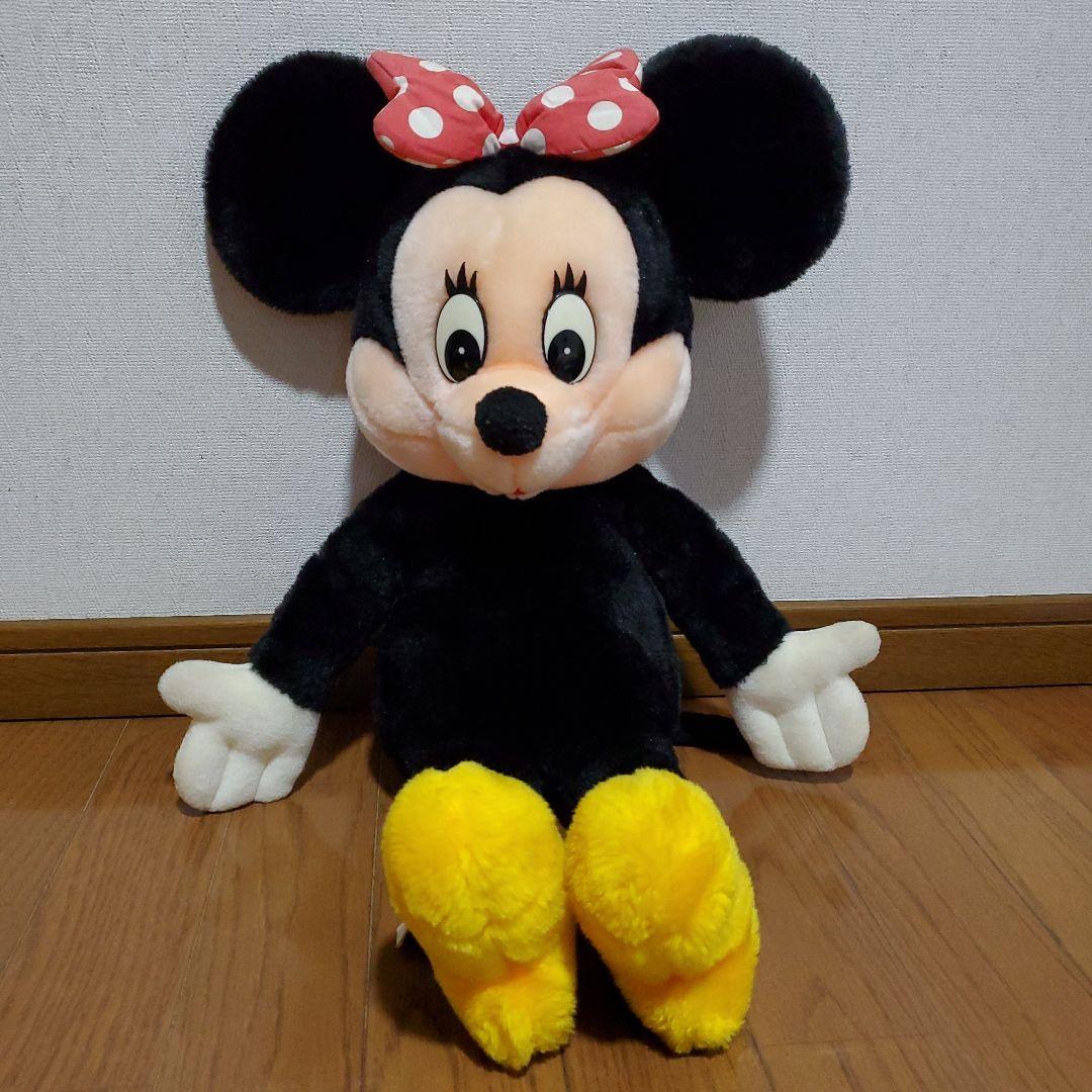 ミニーマウスぬいぐるみ昭和レトロ ウォルトディズニーカンパニー サン