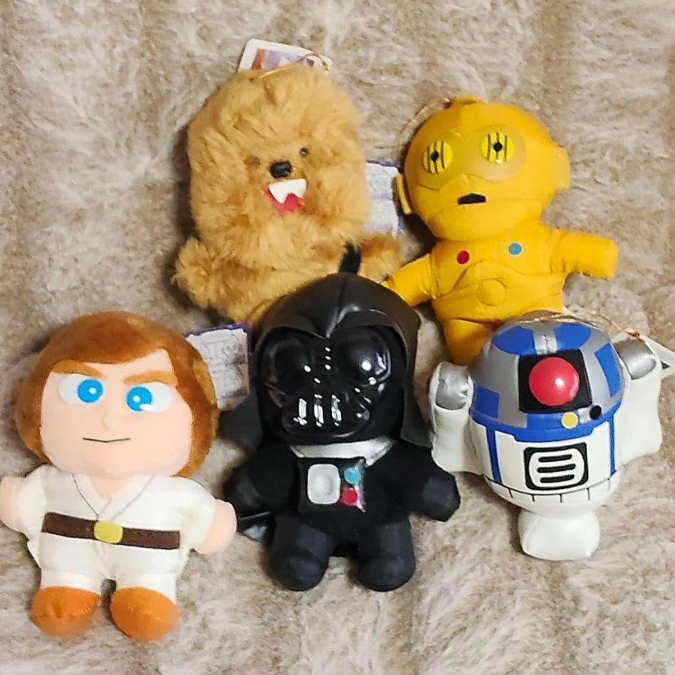 スター・ウォーズ ぬいぐるみ 5体 レア ダースベイダー R2−D2