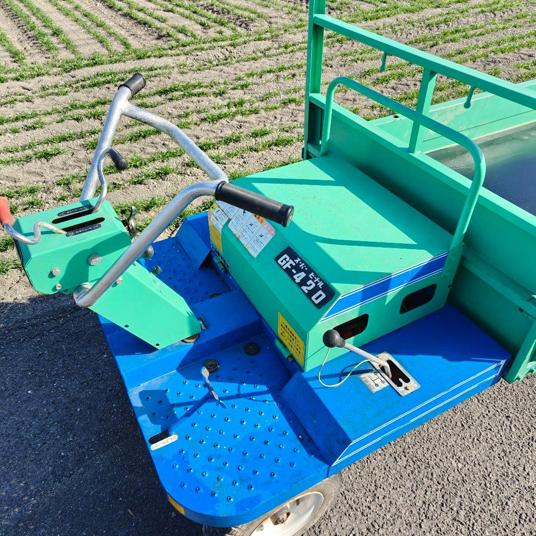 運搬車 GF-420 ガソリン リコイル式 タナカ 運搬 積載600kg 動画