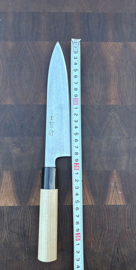 重房 鍛地 和 牛刀 180mm 6寸 包丁 和包丁 洋包丁 ダマスカス