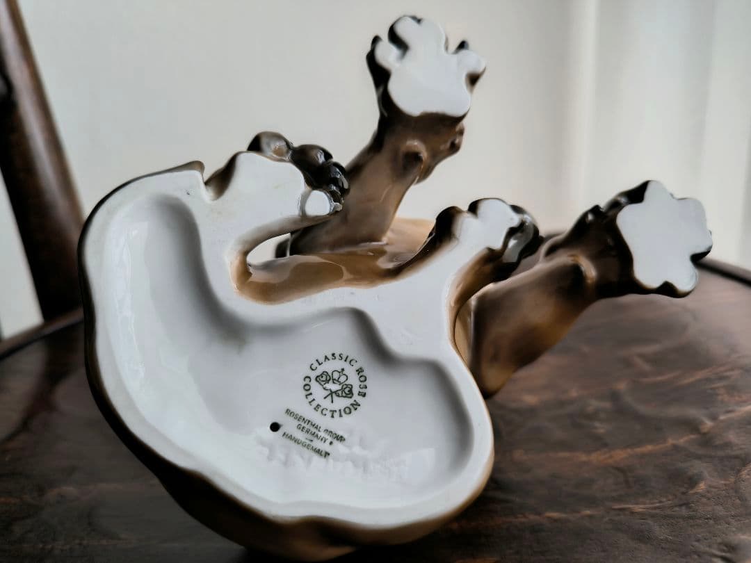 ドイツ製 ローゼンタール 陶器 犬 フィギュリン 置物 Rosenthal - メルカリ
