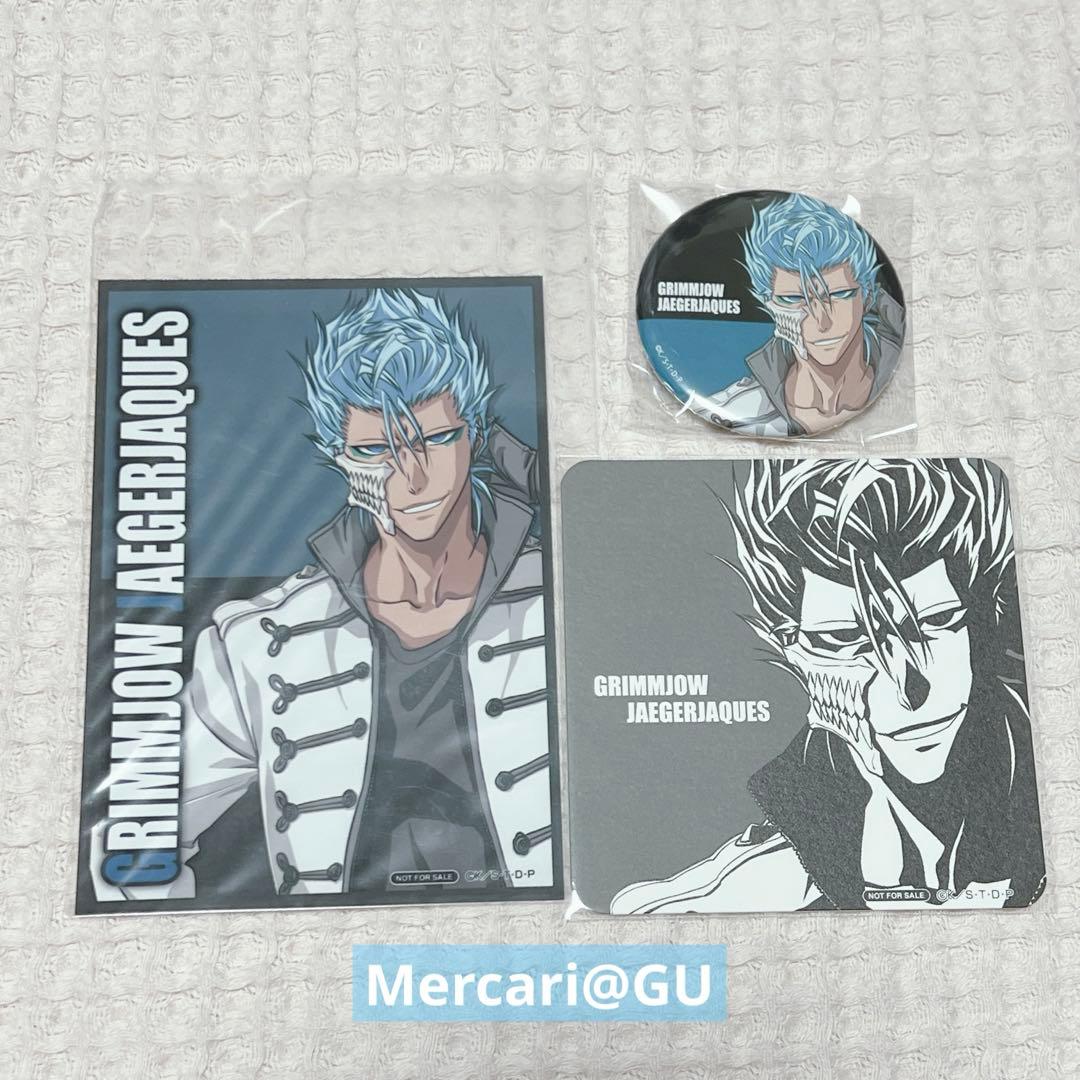 BLEACH グリムジョー コラボカフェ本舗 セット 新品】ブリーチ グリムジョー ブロマイド コラボカフェ本舗 特典