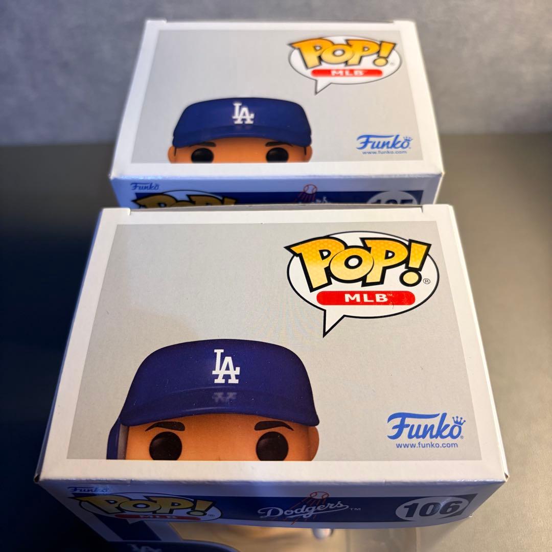 新品 未開封 大谷翔平 ドジャース 二刀流 POP！ MLB フィギュア 2体