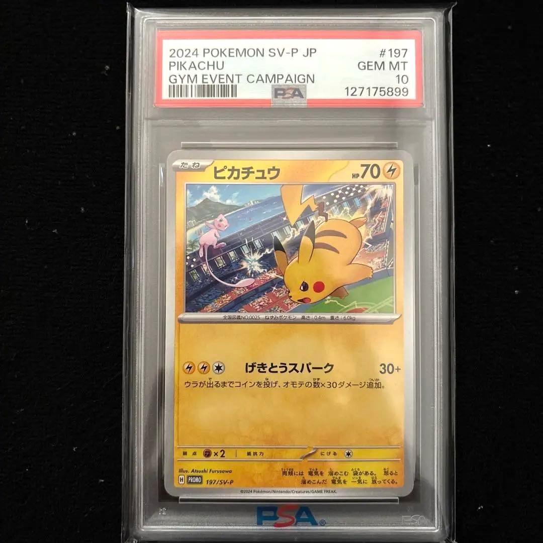 ノビタ君様 PSA10 ピカチュウ ジムイベント 25th ポケモンカード ピカチュウ プロモ ジムイベント psa10 リザードン
