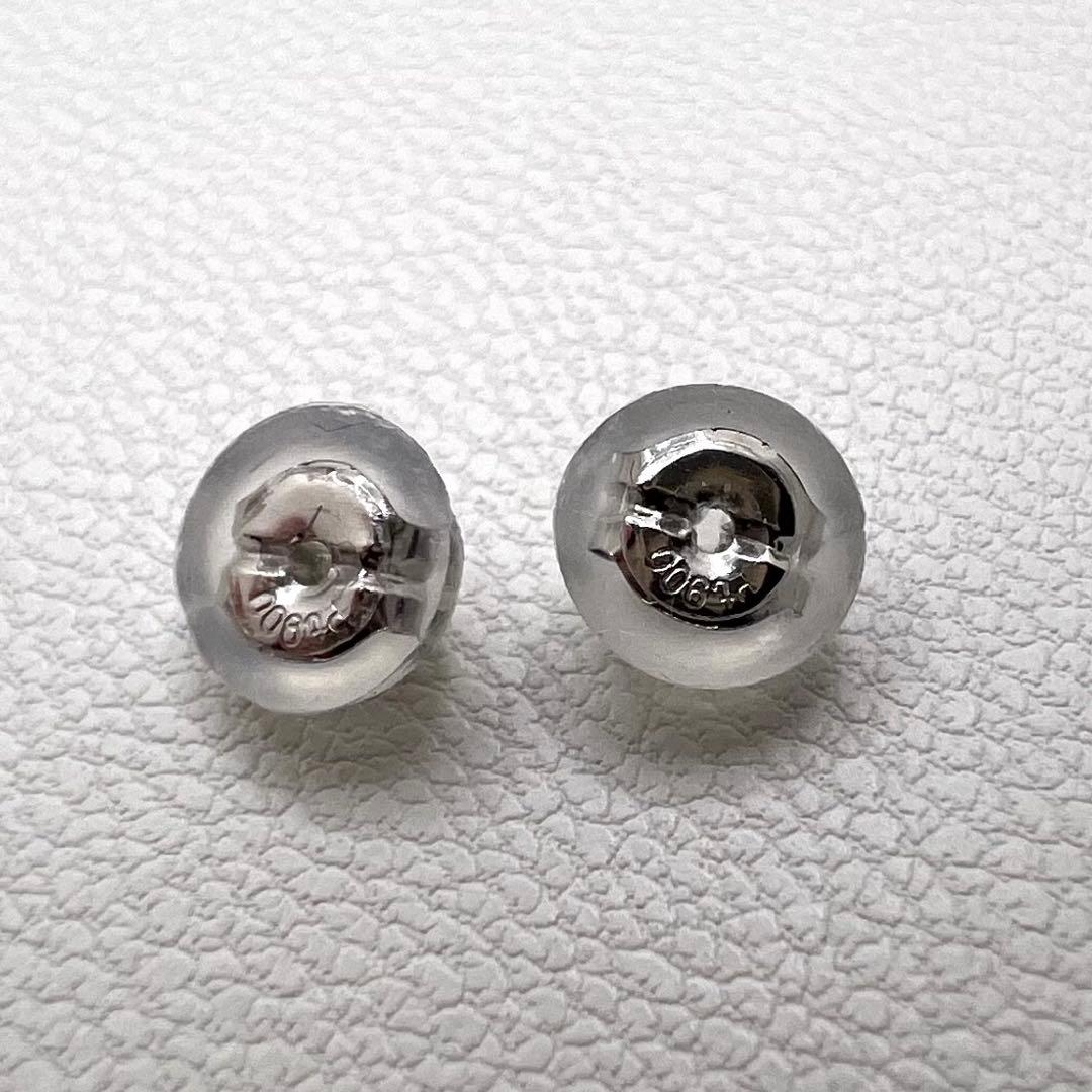深海珊瑚　プラチナpt900ピアス　9.82g