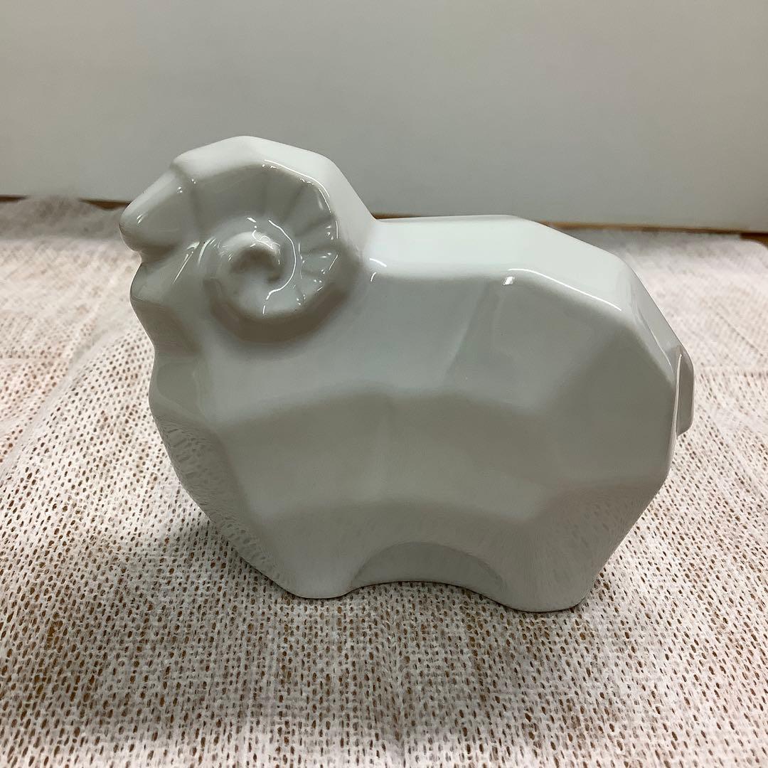 伊勢神宮 干支置物 羊 陶器 開運 縁起物 郷土玩具 オブジェ 正月