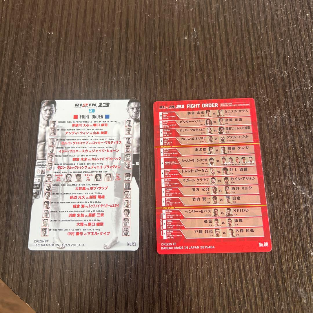 RIZINポテトスティックRIZIN 13 & 21 - メルカリ
