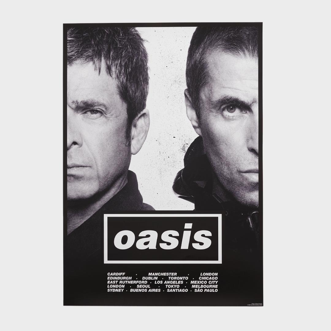 Oasis live '25 ツアーポスター [Half Face] A2サイズ - メルカリ