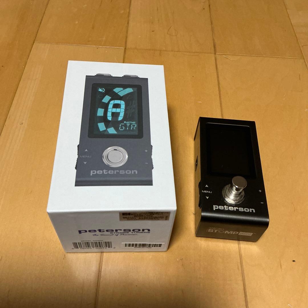 PETERSON StroboStomp Mini ギターチューナー Amazon.com: Peterson StroboStomp Mini | Mini Pedal Strobe Tuner