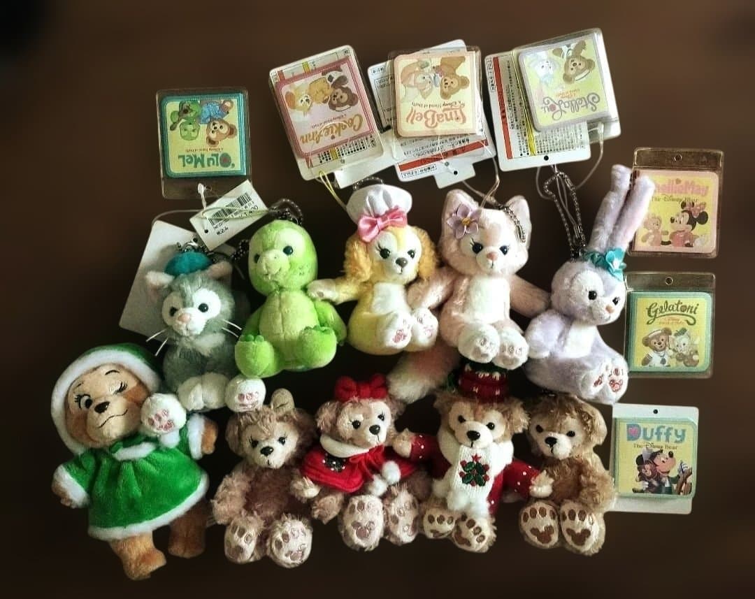 【美品】Disneyダッフィー＆フレンズ ストラップ 10個セット ダッフィー&フレンズのグッズ｜ Duffy and Friends｜ 東京ディズニー