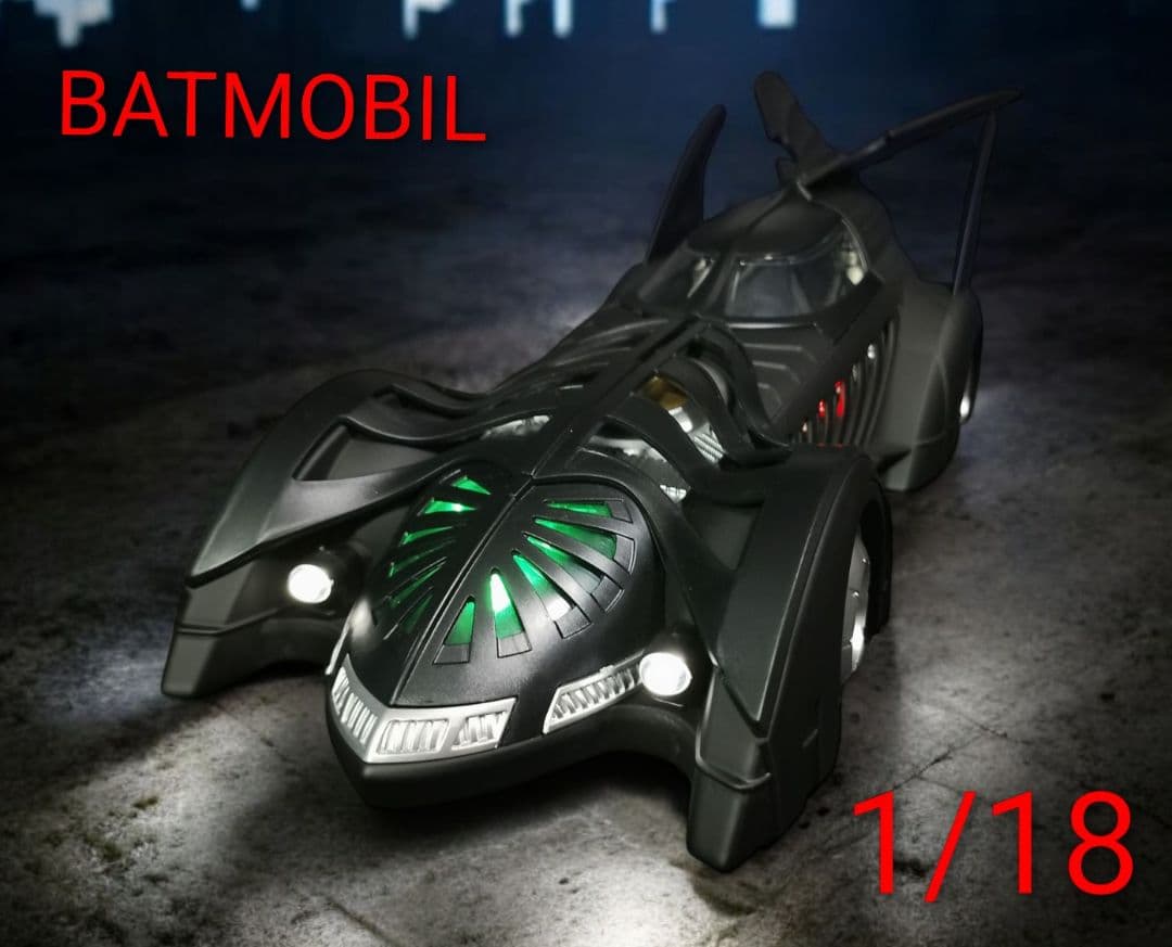 ★未使用 Wウィング バットモービル 1/18 ミニカー バットマン レア品 ミニカー 1/18 JadaTOYS 特別豪華モデル 1966年 バットマン TVシリーズ