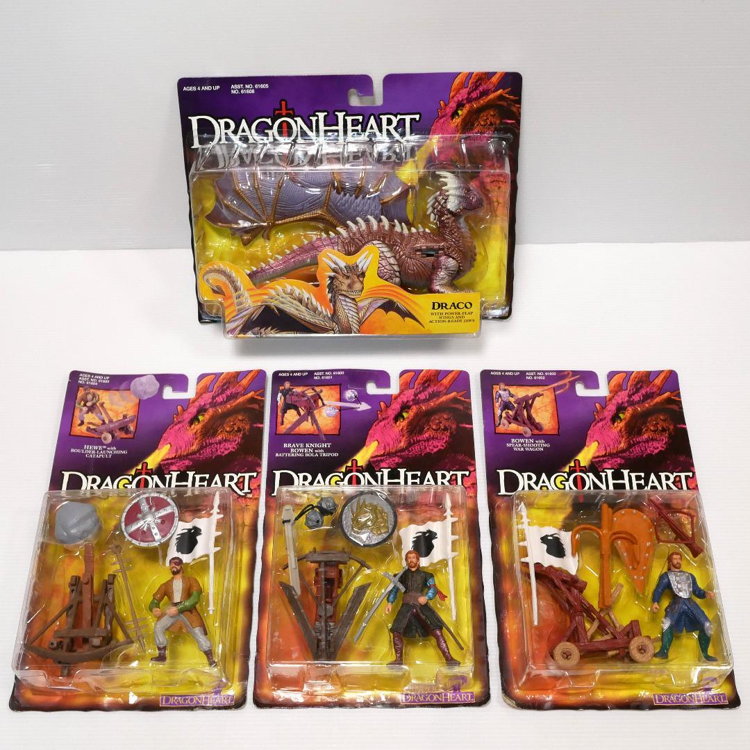 「ドラゴンハート」アクションフィギュア４種（Kenner／ケナー製） ドラゴンハート」アクションフィギュア4種（Kenner／ケナー製