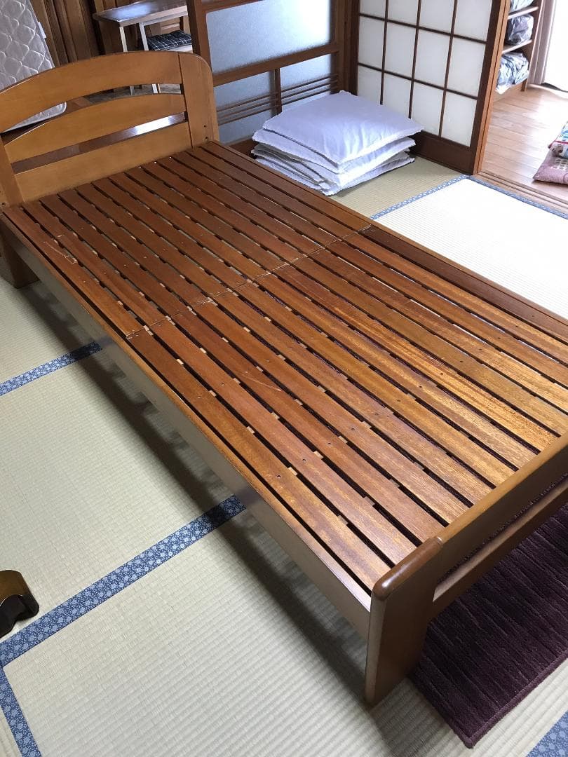 夏は涼しいすのこベット バノン すのこベッド セミシングルロング ベッド単品のみ ロングサイズ