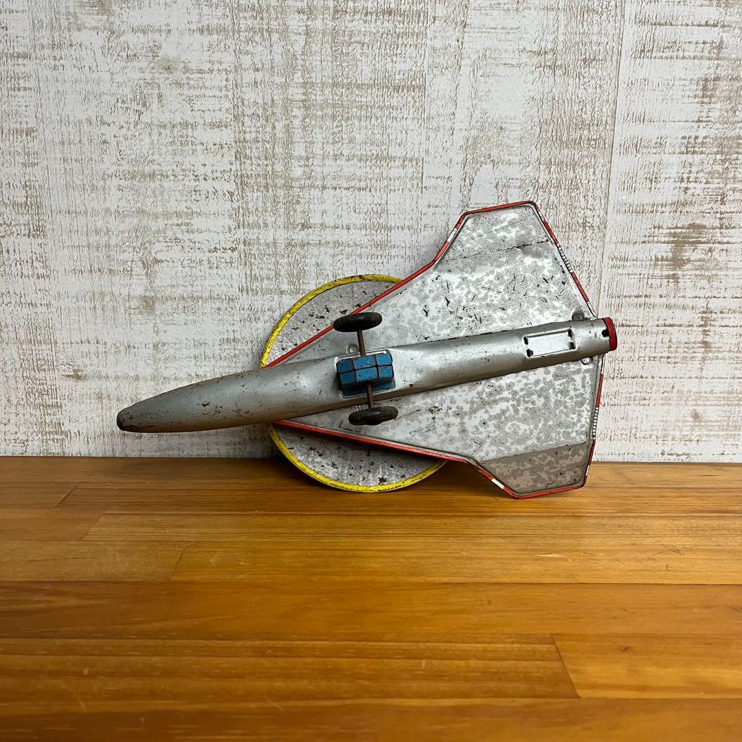 アンティーク】昭和レトロ 当時物 ブリキ玩具 飛行機 宇宙船 V-2 日本