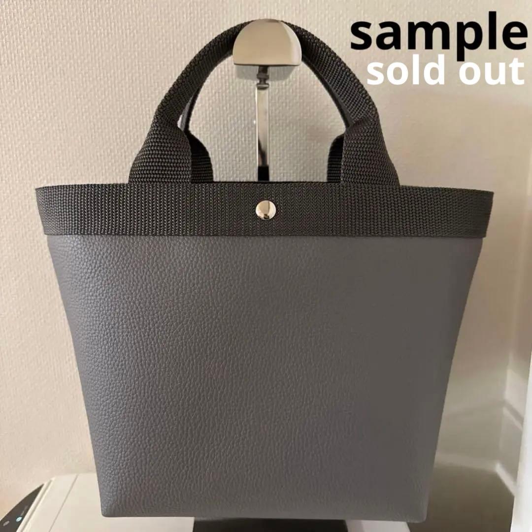 フェイクレザートートバッグ 合皮キルティング ハンドメイド グレー×チャコール セール】【ROOTOTE】LT.MED.ROOWORK-A フェイクレザー 合皮トート