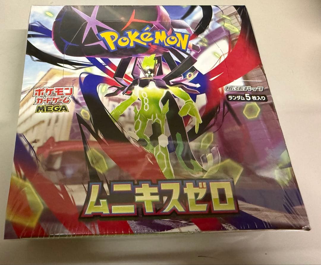 ポケモンカードゲーム ムニキスゼロ シェリングつき未使用未開封1BOX