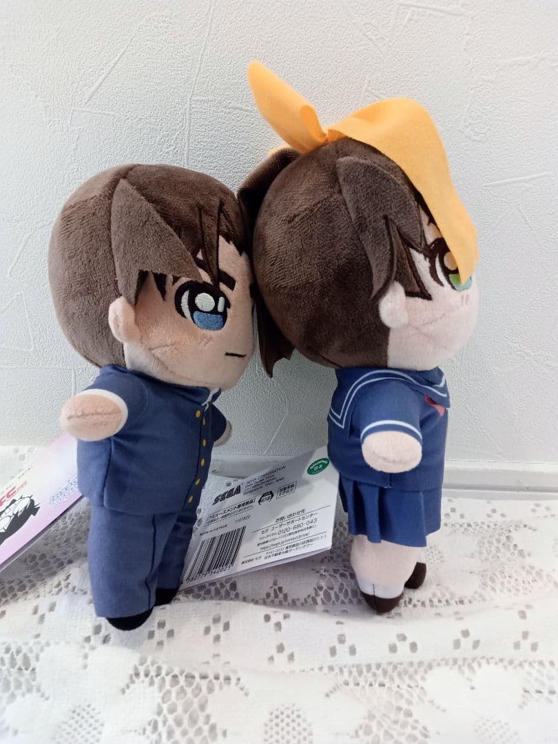 名探偵コナン☆服部平次☆遠山和葉 ぬいぐるみ3点セット - メルカリ