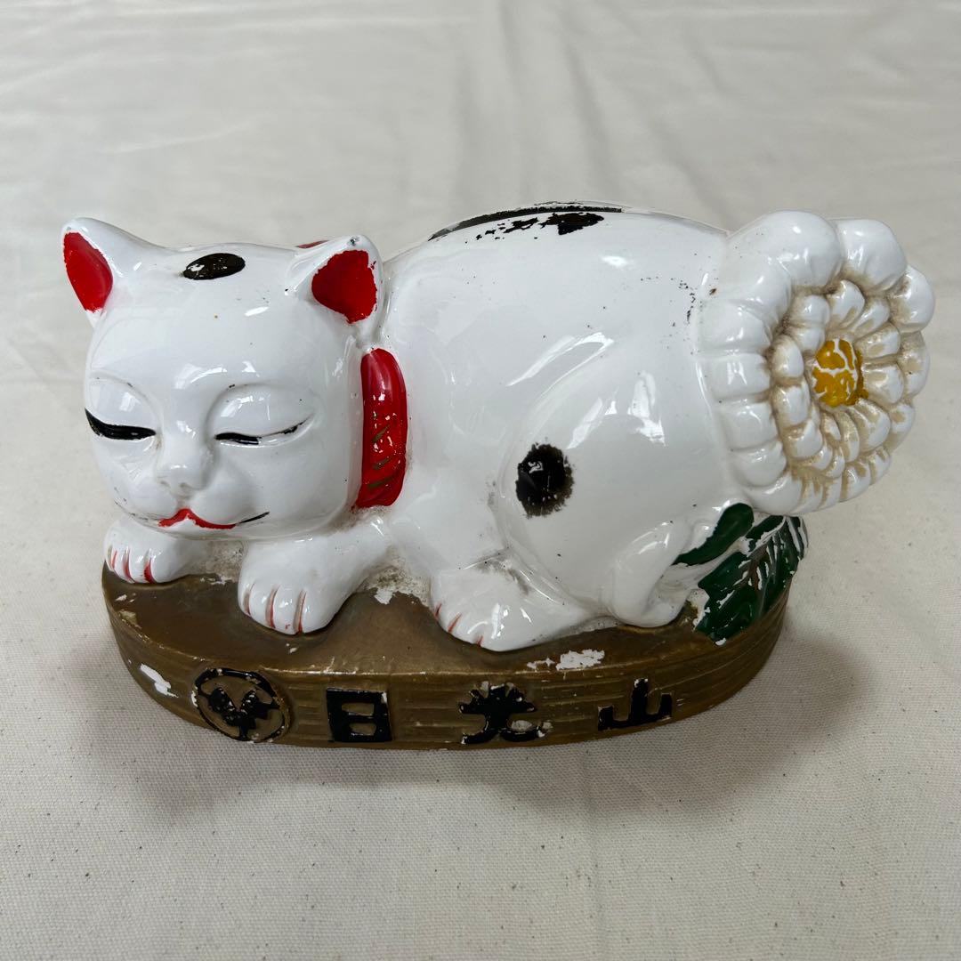 民藝品】日光東照宮 眠り猫 牡丹 平和 シンボル アンティーク レトロ