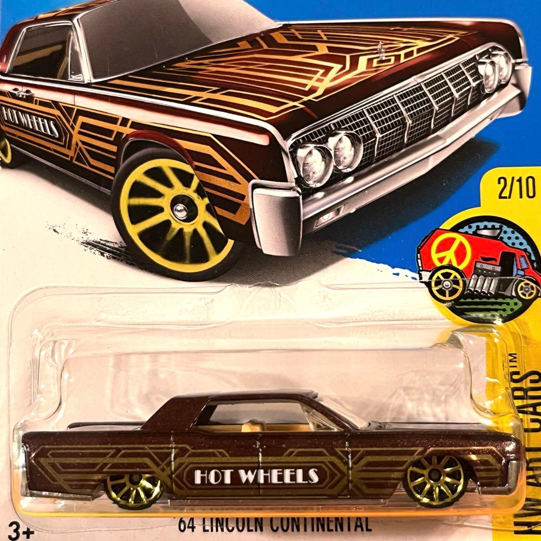 ホットウィール 64 リンカーン コンチネンタル アートカーズ W