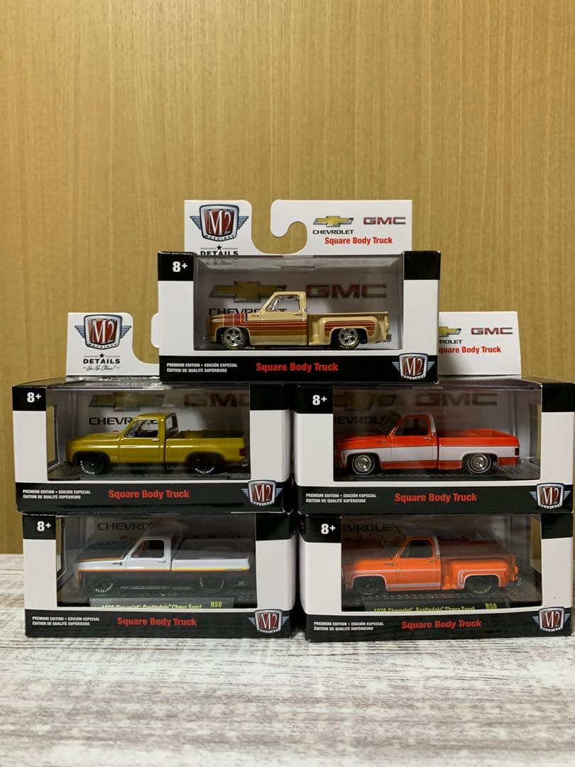 【希少品】1/64 M2マシーン スクェアボディ トラック 5台セット ジオラマ Amazon | M2 MACHINES 1：64スケール ニューヨーク・トイ・フェア 2013