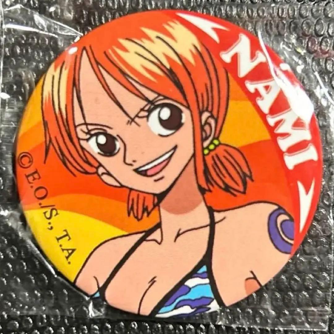 激レア ワンピース ナミ 初期 非売品缶バッジ - メルカリ