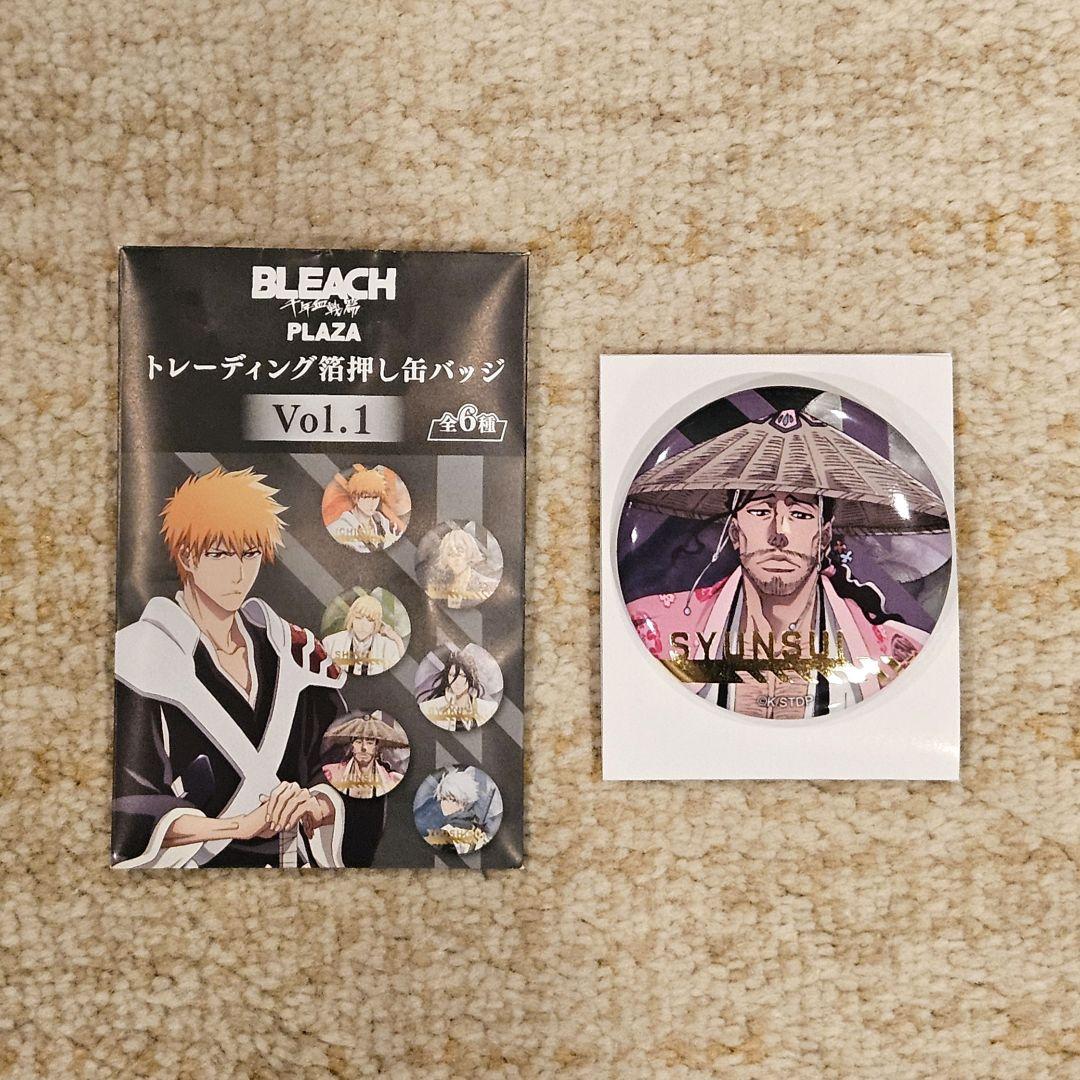 BLEACH】京楽 箔押し缶バッジ【ロフト】 - メルカリ
