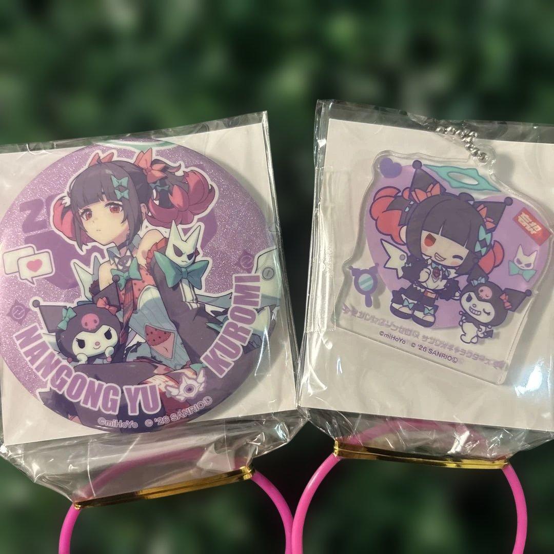 ゼンレスゾーンゼロ GiGO サンリオ 南宮羽 缶バッジ＆キーホルダー