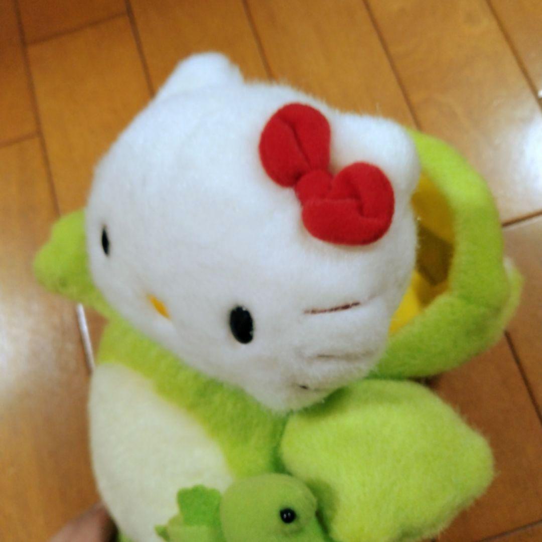 希少 タグ付き ハローキティぬいぐるみ着ぐるみカエル1998年製 - メルカリ