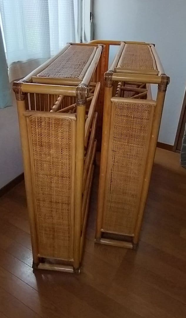 MAXさま専用 藤(ラタン)のベッド 直接引き渡し限定 2台セット - メルカリ