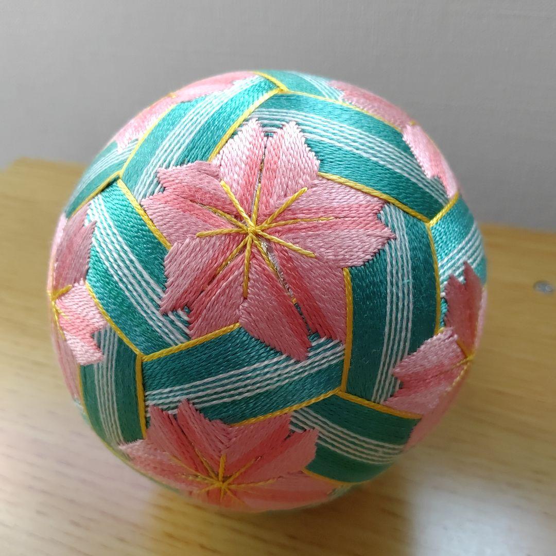 手鞠 手毬 てまり 桜 可愛い 和 ピンク ブルー グリーン - メルカリ