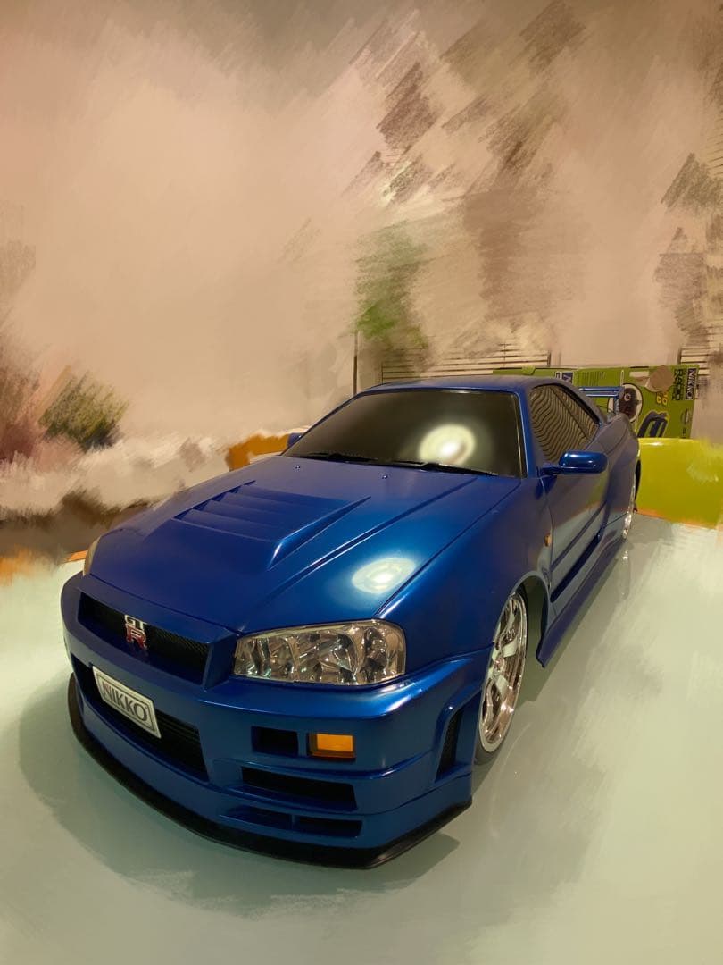 NIKKO 1/5 NISSAN スカイライン GTR R34 巨大ラジコン - メルカリ