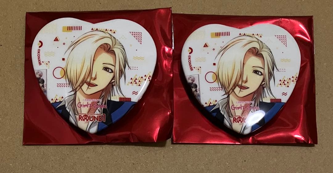 ときメモGS ラウンドワンコラボ ハート缶バッジ 桜井琉夏 - メルカリ