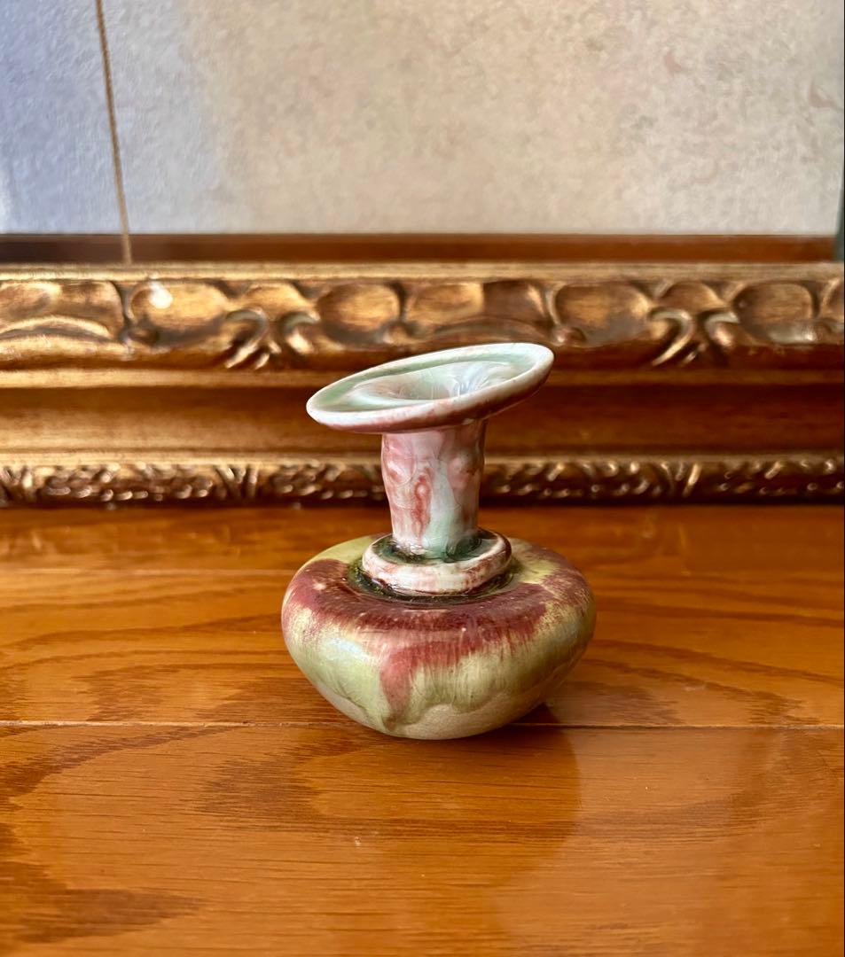 ヨーロッパ　フランス　アンティークvintage 一輪挿し　花瓶　フラワーベース ヴィンテージ 西ドイツ製 Scheurich 陶器 花瓶