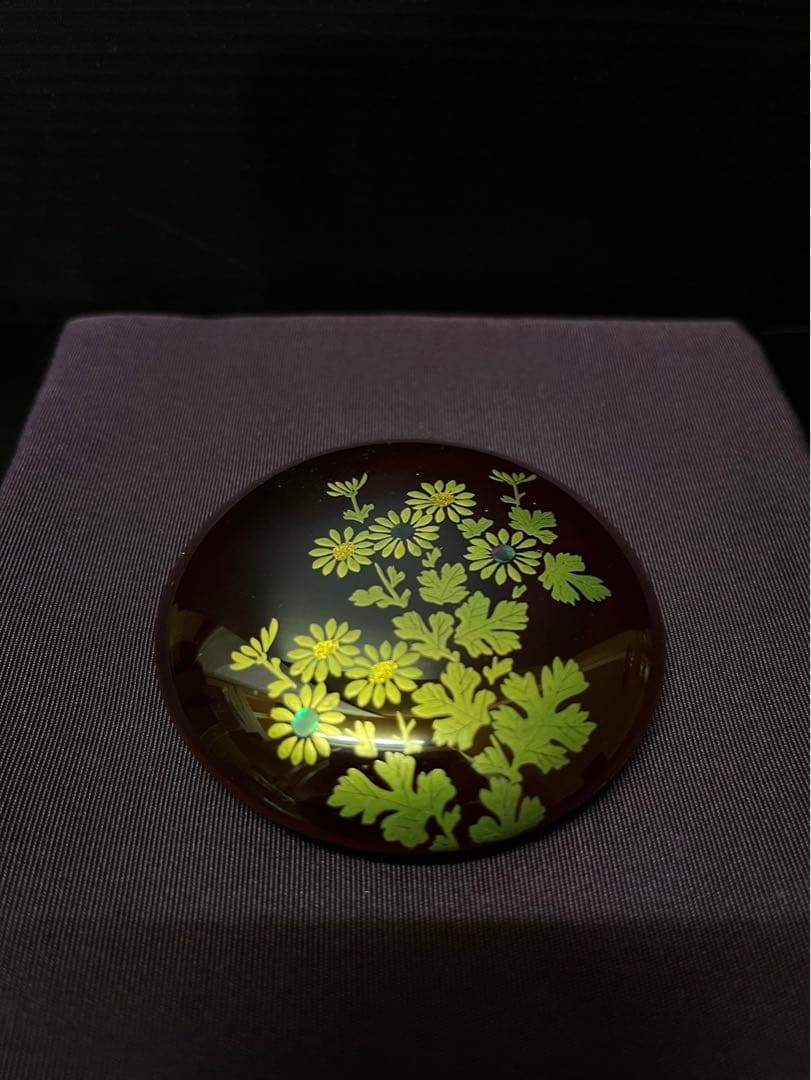 加賀蒔絵　鈴村清斎　輪島塗　棗