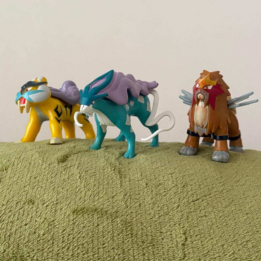 ポケモン 任天堂 CGTSJ スイクン ライコウ エンテイ フィギュアセット