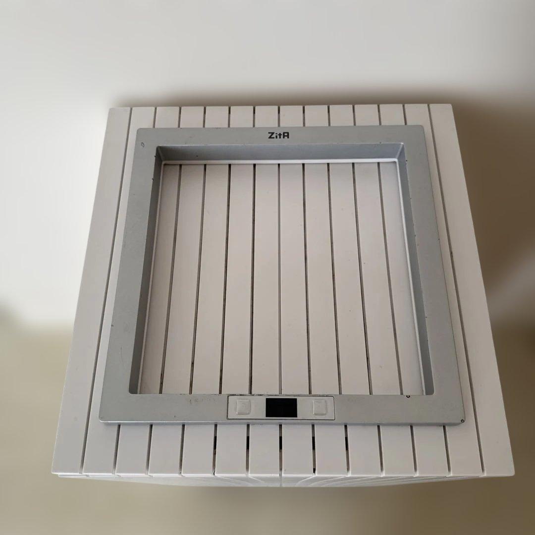 ZitA SQUARE ホワイト 自動ゴミ箱 キャスター&消臭剤付 限定仕様