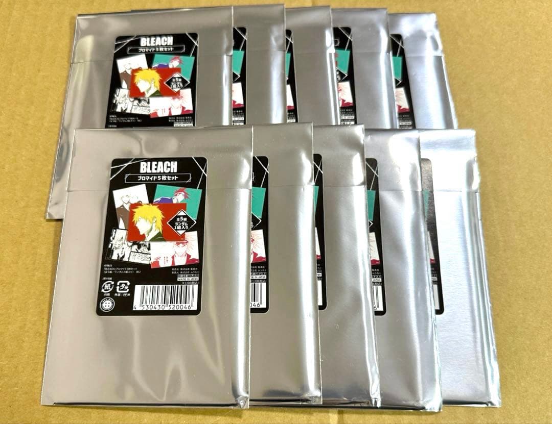 BLEACH ブロマイド　10点セット　新品未開封 BLEACH』ブロマイド5枚セット（全5組／ランダム1組入り） – JUMP SHOP