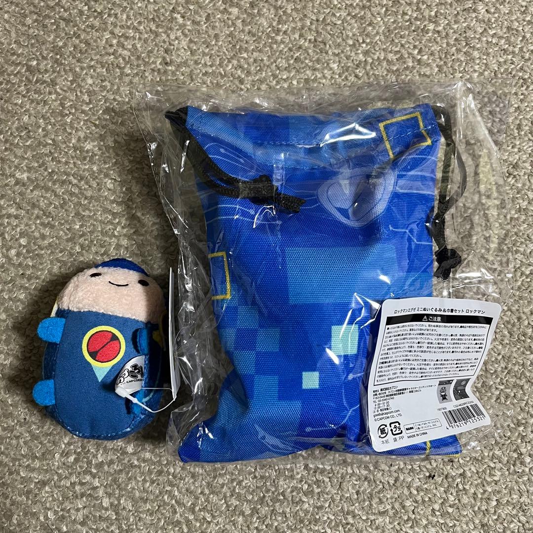 ロックマンエグゼ カプころん+ミニぬいぐるみ&巾着セット|mercari