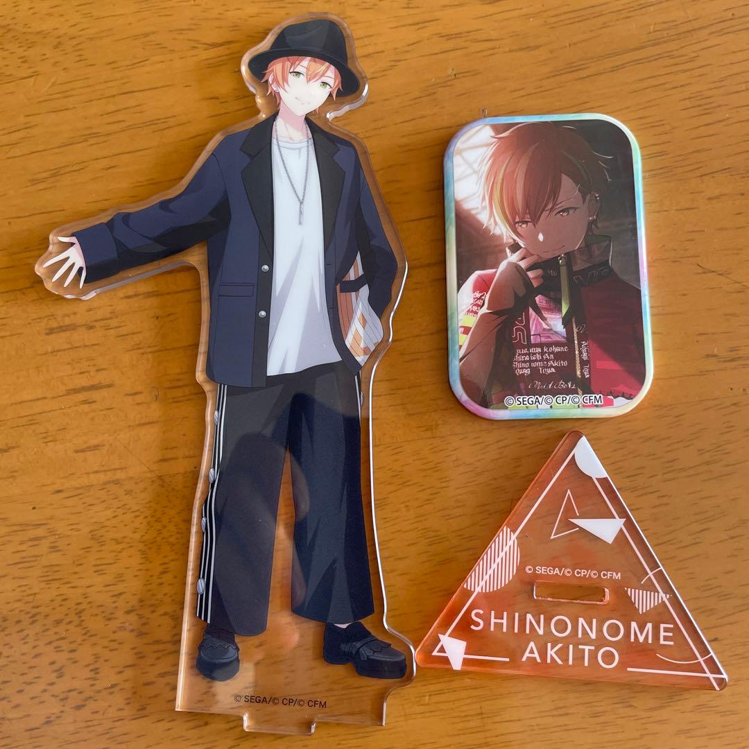 プロセカ 東雲彰人 アクスタ スクエア缶バッジ 2点セット - メルカリ