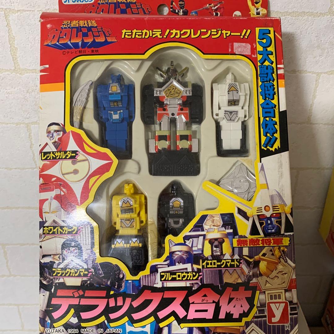 デラックス合体 無敵将軍 カクレンジャー カクレンジャー』の合体ロボ・無敵将軍と隠大将軍＆ツバサマルの食玩