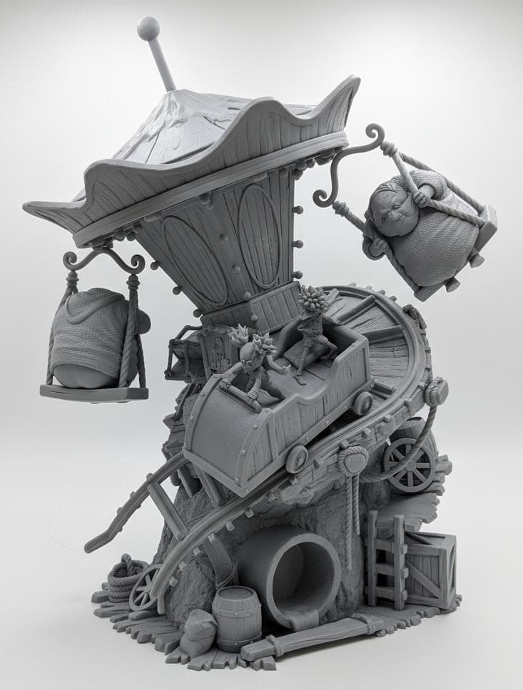 リトルナイトメア 1/10 未塗装未組立 フィギュア ガレージキット ミニフィギュアコレクションボックス -Original Color Ver.- | Gecco